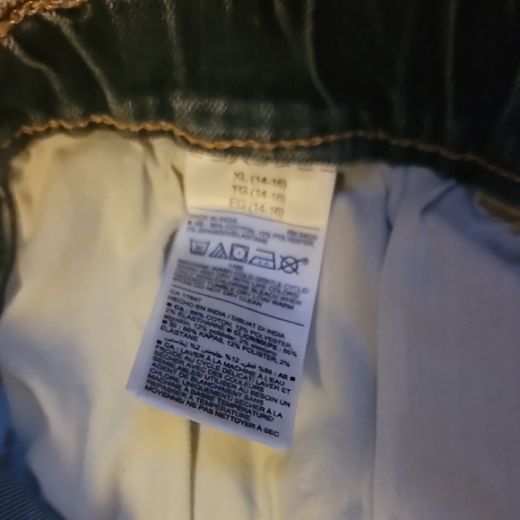 Old Navy Kids Ripped Denim Shorts - Light Blue - Picture 3 of 4